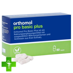 Ортомол Orthomol Pro Basic Plus - оптимізація травлення та роботи кишечника
